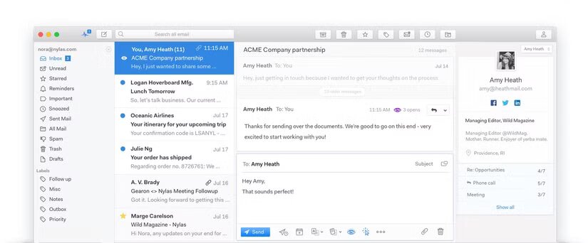 5 почтовых клиентов, которые могут заменить Gmail